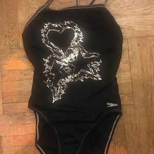 Speedo competition swimsuit, black, 36/10